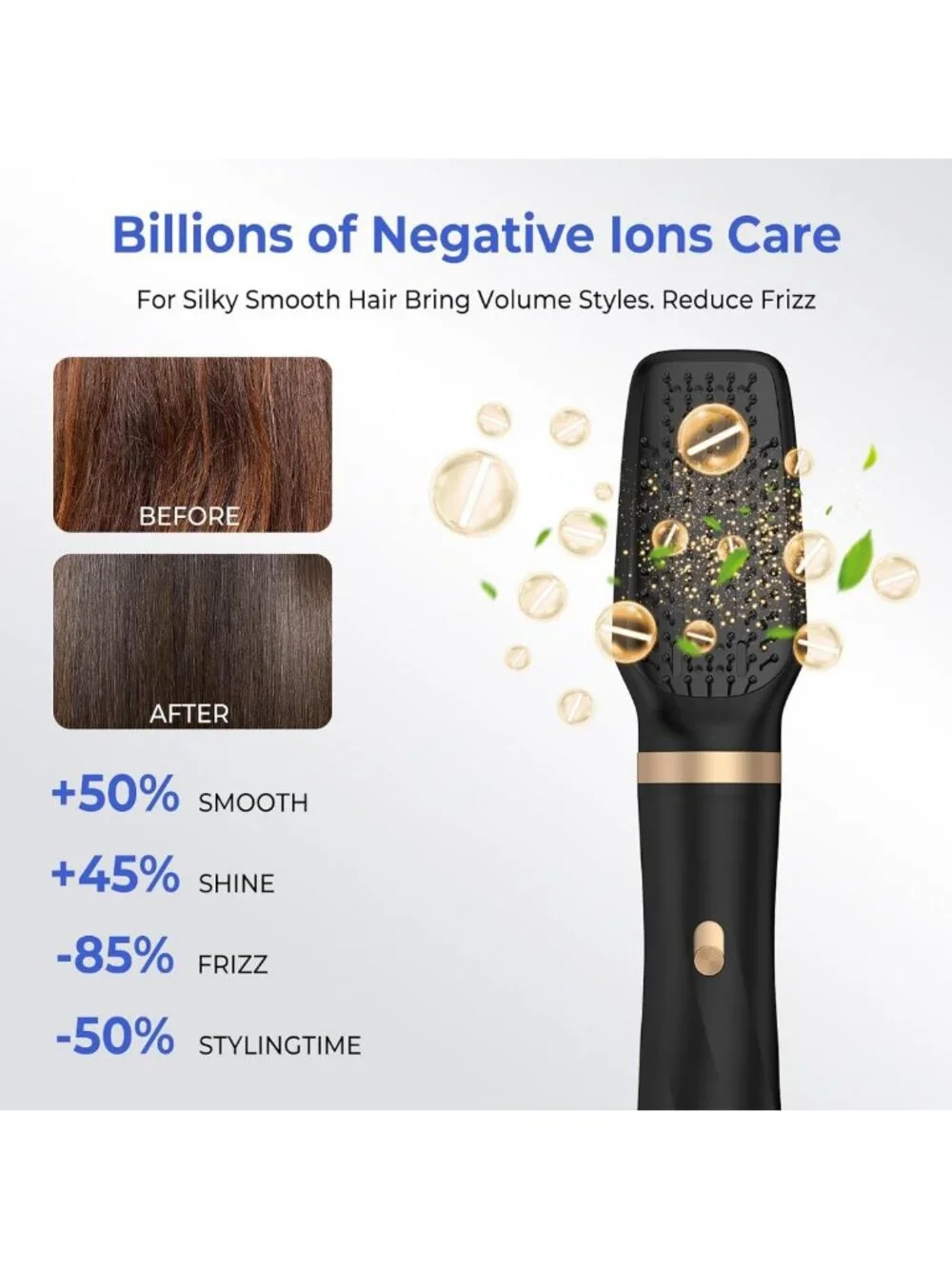 5-in-1 Hair Dryer Brush Set - Ionic Blow Drying, Curling, Volumizing
